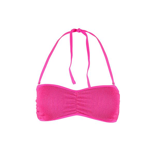 Beco Crinkle Bikini Top | B-cup | Pink