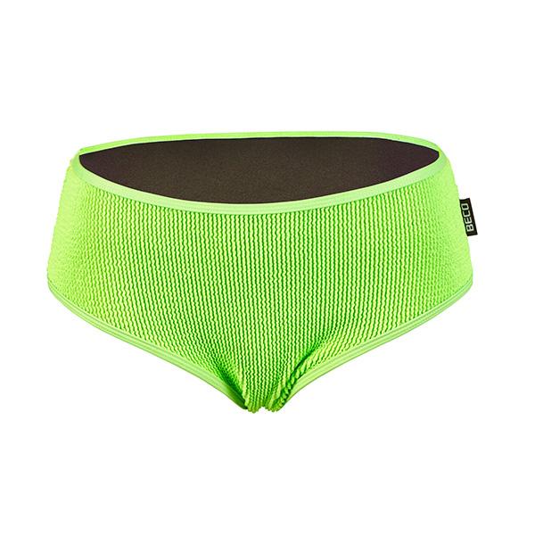 Cueca de Biquíni Crinkle Beco | Verde néon