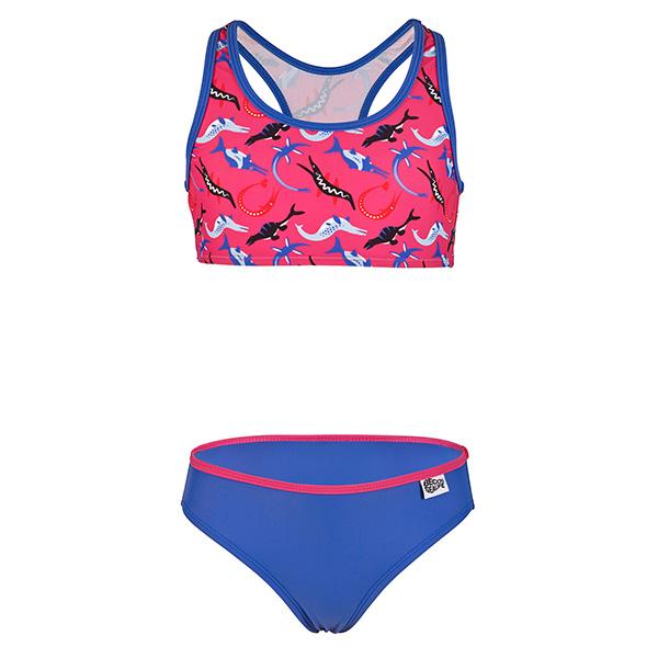 Bikini Beco Ocean Dinos pentru fete | roz