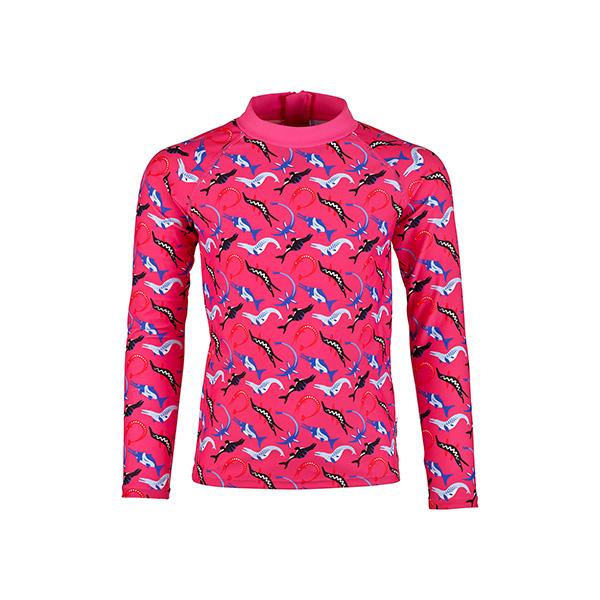 Beco Ocean Dinos Rashguard Suit For Girls | Pink