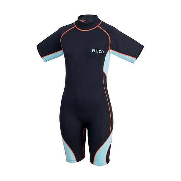 Beco Women's Wetsuit Shorty Tarifa | Black/turquoise