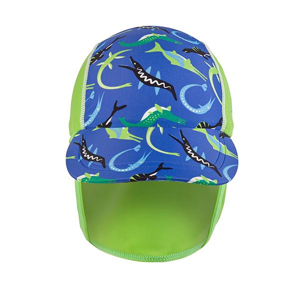 Czapka przeciwsłoneczna Beco Ocean Dinos | UV Spf50+ | Niebieski Rozmiar 1