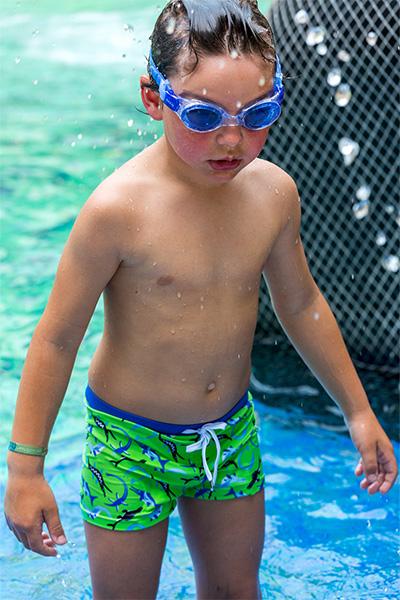 Beco Ocean Dinos Swim Boxerky pro chlapce | Zelená