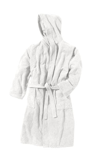 Beco Hooded Bathrobe White
