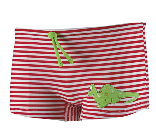 Beco Boys' Swim Boxerky červeno/bílé