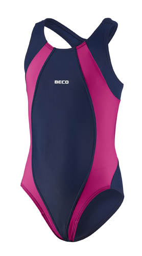 Costum de baie pentru fete Beco Albastru închis/roz