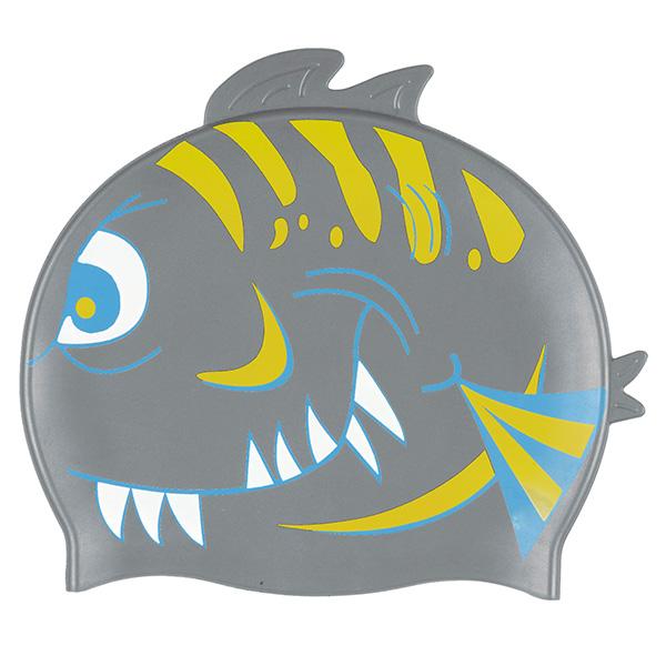 Beco Children's Shark Swimming Cap | Silver