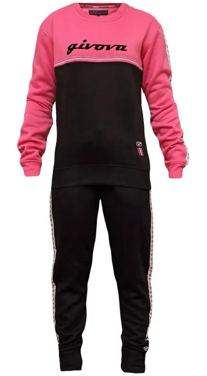 Set Femei Givova Donna Black-fuxia Black