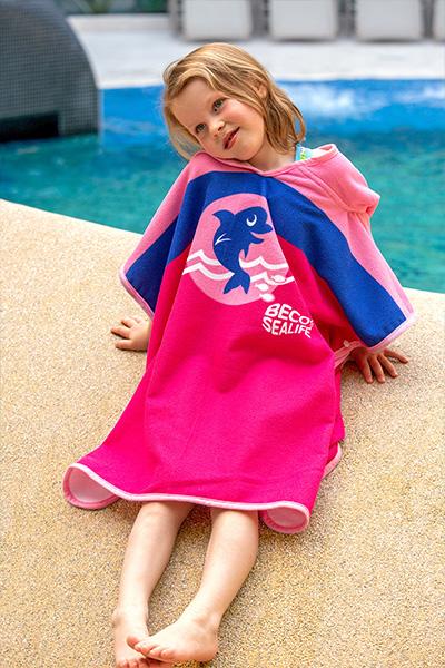 Beco -ealife® Poncho | Pink/red