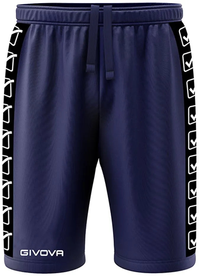 Pantalón corto deportivo Givova Terry Band azul marino