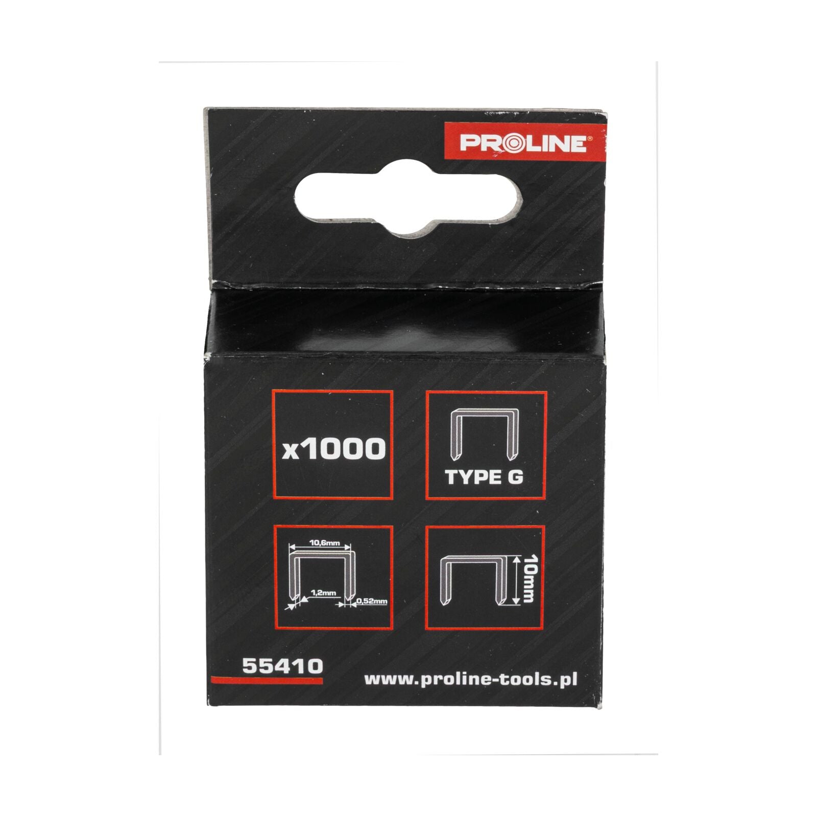 Tvrzené spony 1010.61.2 Mm 1000 Ks Proline