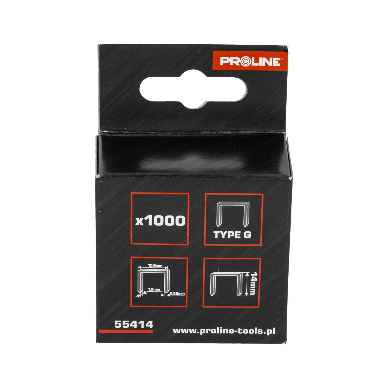 Hardened Staples 1410.6 X 1.2 Mm 1000pcs Proline