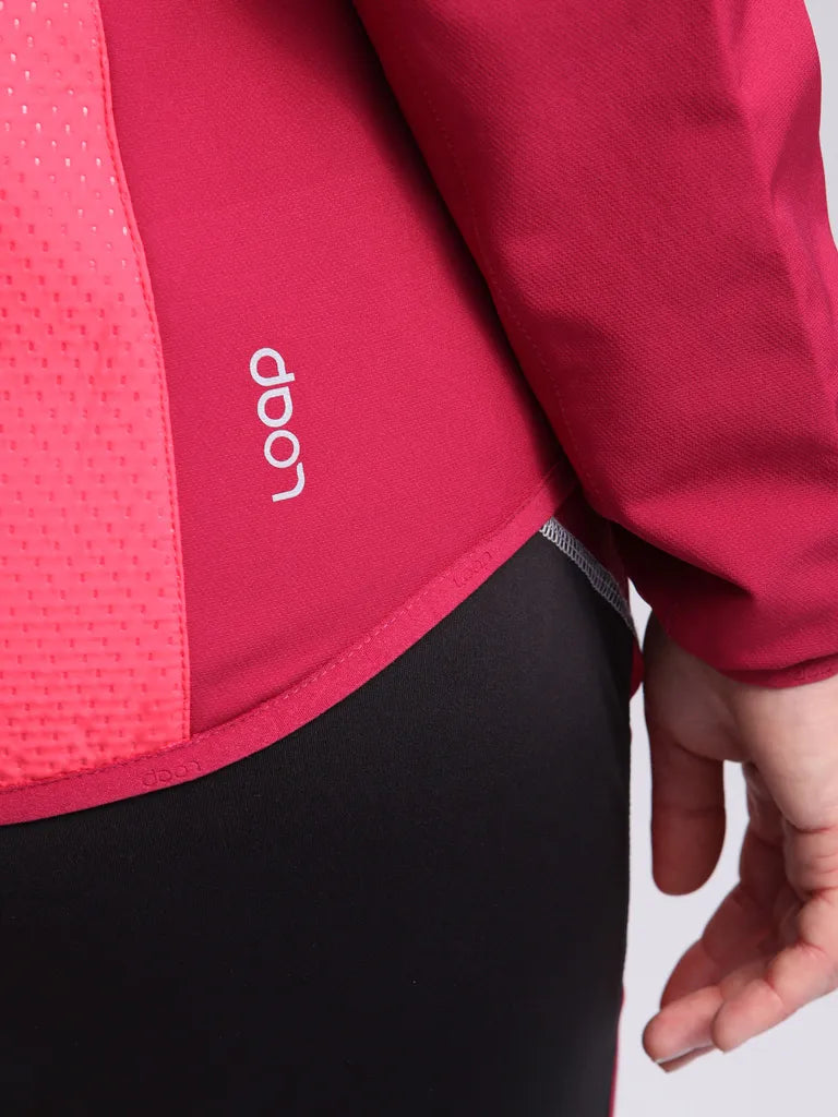 Softshell-jacka för kvinnor slingra urabuna rosa xs