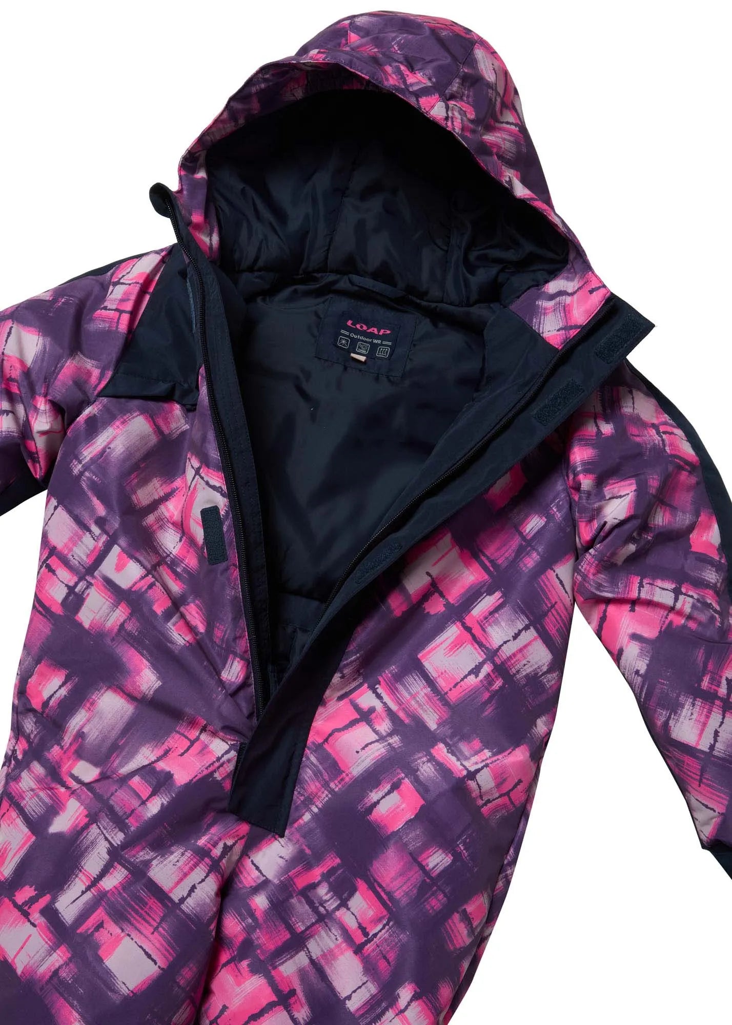 Macacão infantil loap cuven dblue-roxo azul 98