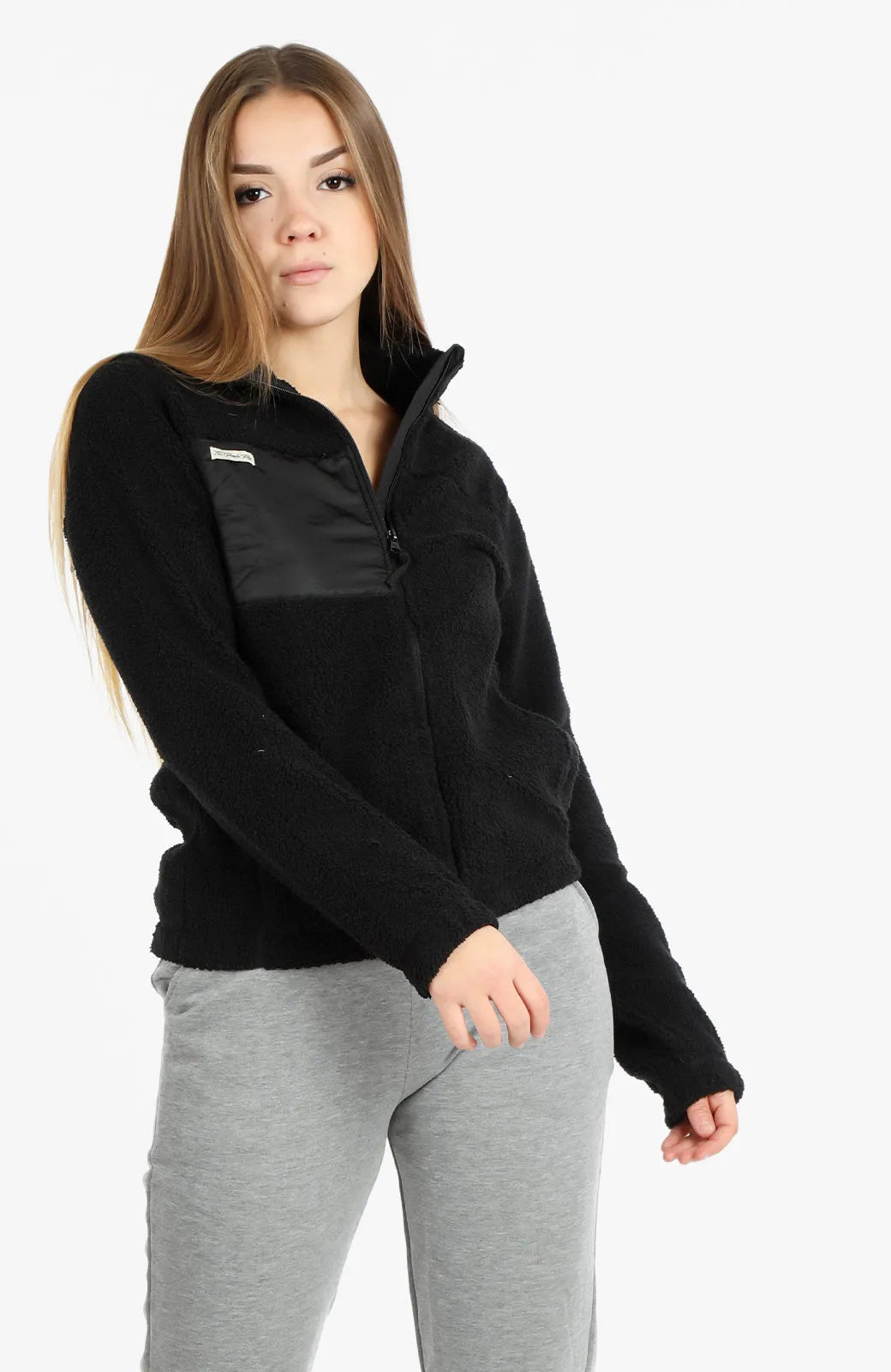 Sweatshirt til kvinder The People Rep. Softy Black