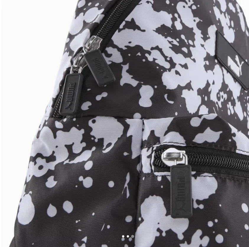 Puma Wmns Core Pop Rucksack Schwarz-Street Aop Schwarz