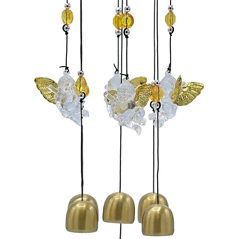 Zvonkohra s pěti anděly - 65 cm