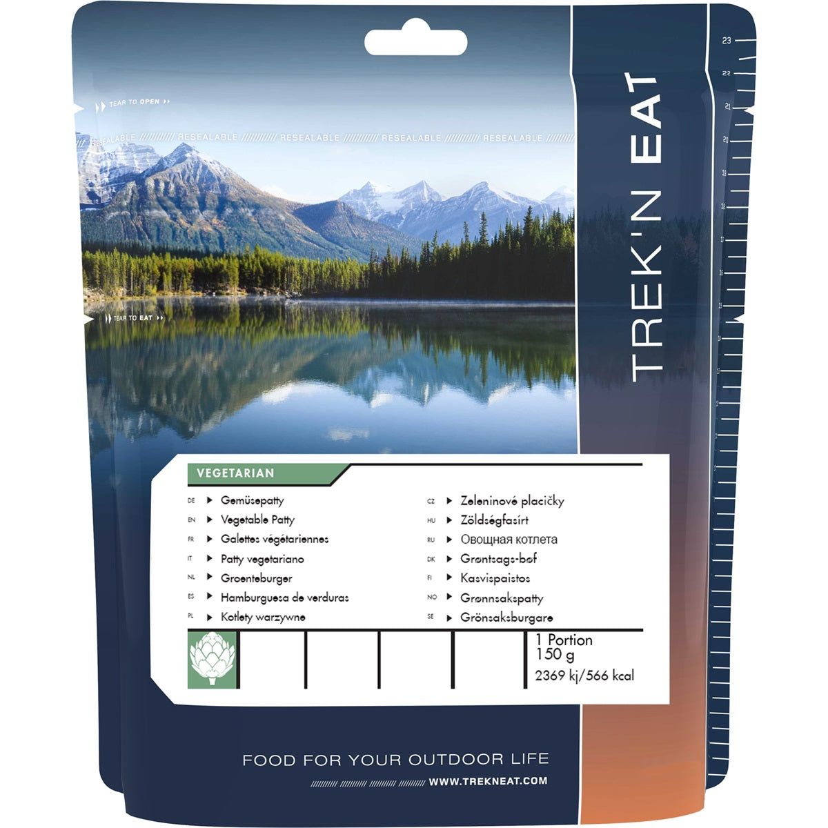 Trek'n Eat Vegetable Burger Patty