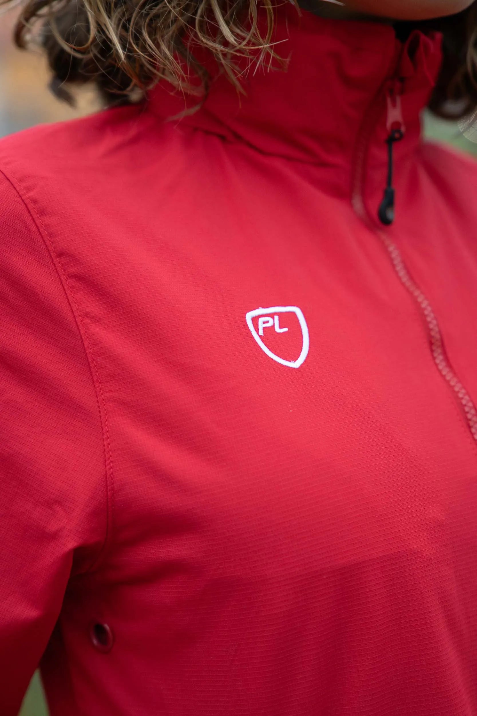Spelerslaagjack voor dames Scarlet Red