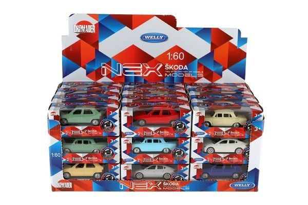 Welly 1:60 Box Škoda Mix