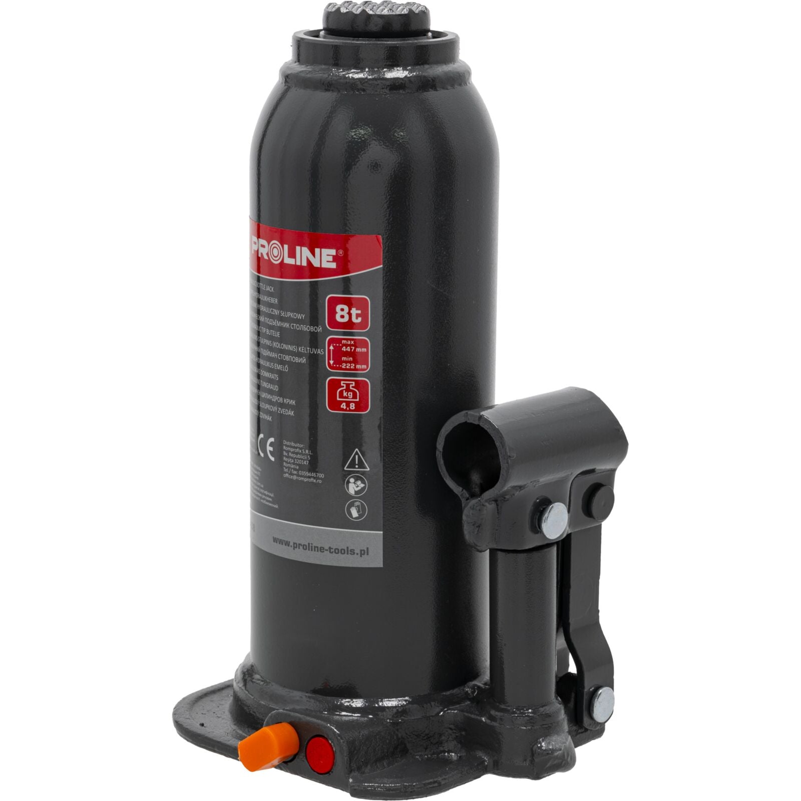 Хидравличен крик 8 T 230-457 mm (5,5 kg) Proline