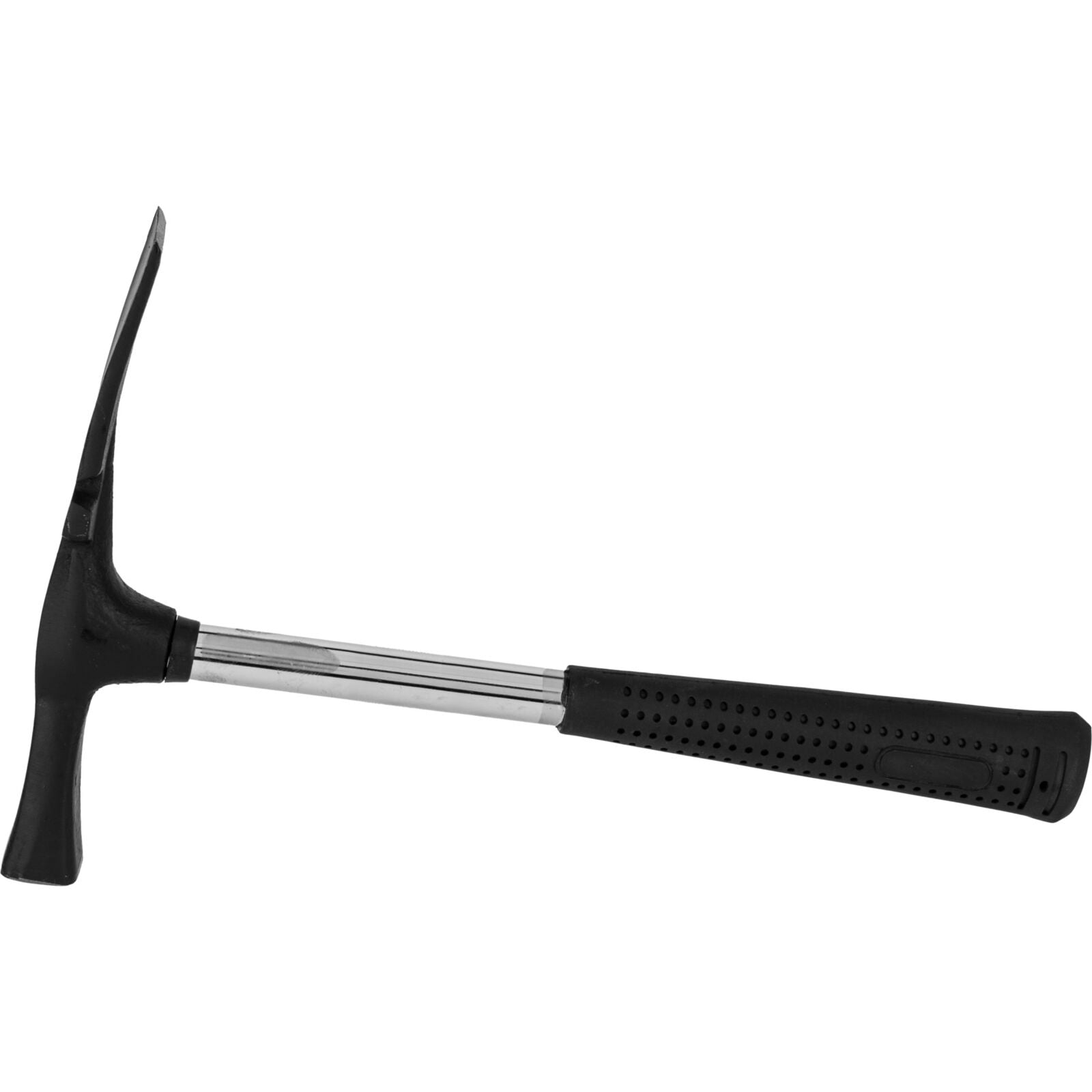 Masonry Hammer Cineál B Berlinski Le Láimhseáil Miotail Le Muinchille Blacrubber. Drop Forged Gs Ceadaithe. Ceann 600g Críochnaithe Matt Dubh. Láimhseáil Chrome Plated