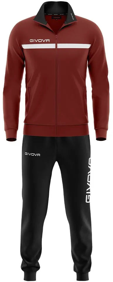 Kombinezon sportowy givova tuta one full zip czerwony 2xs