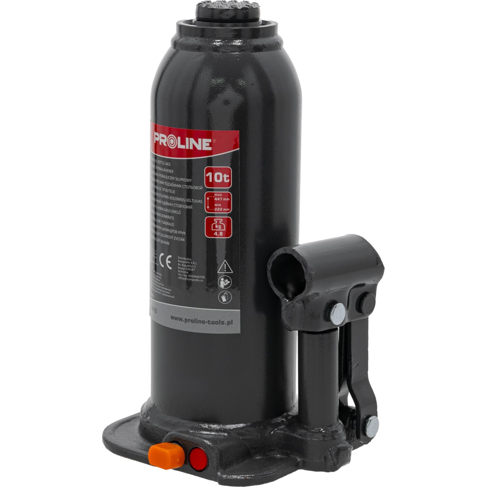 Hydraulický zvedák 10t 230-460 mm (6,2 kg) Proline