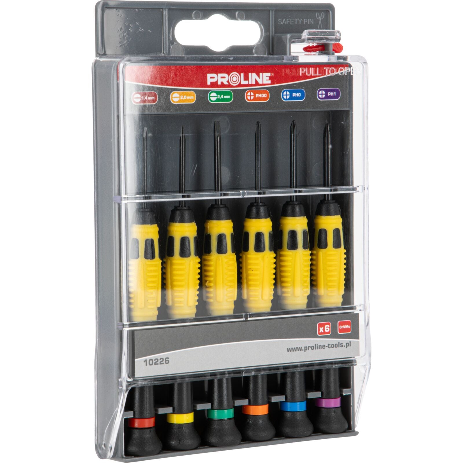 Комплект бижутерски отвертки 6 части Proline