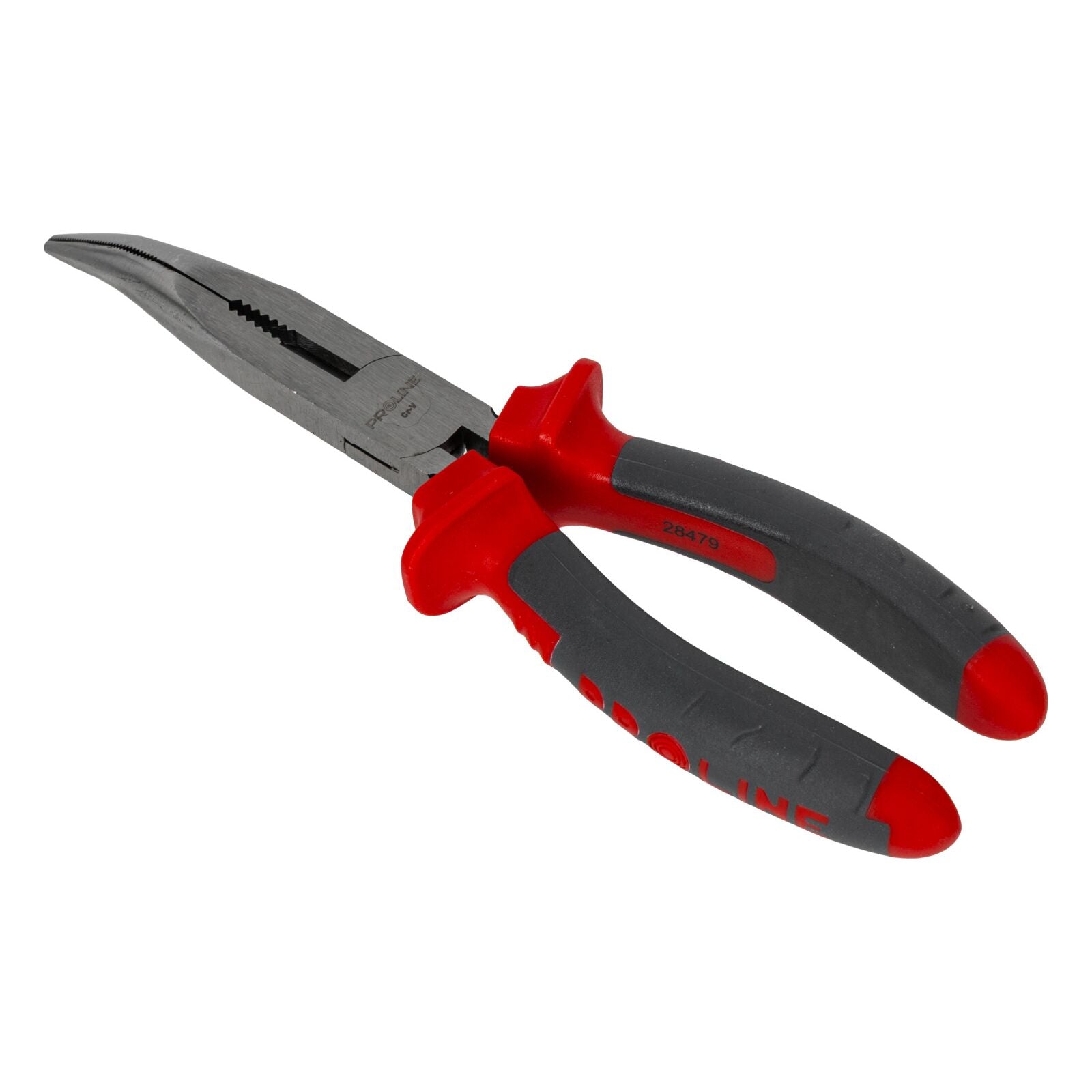 Alicate de ponta curvada 200 mm Cv com cortador lateral empunhadura texturizada mandíbula arredondada proline