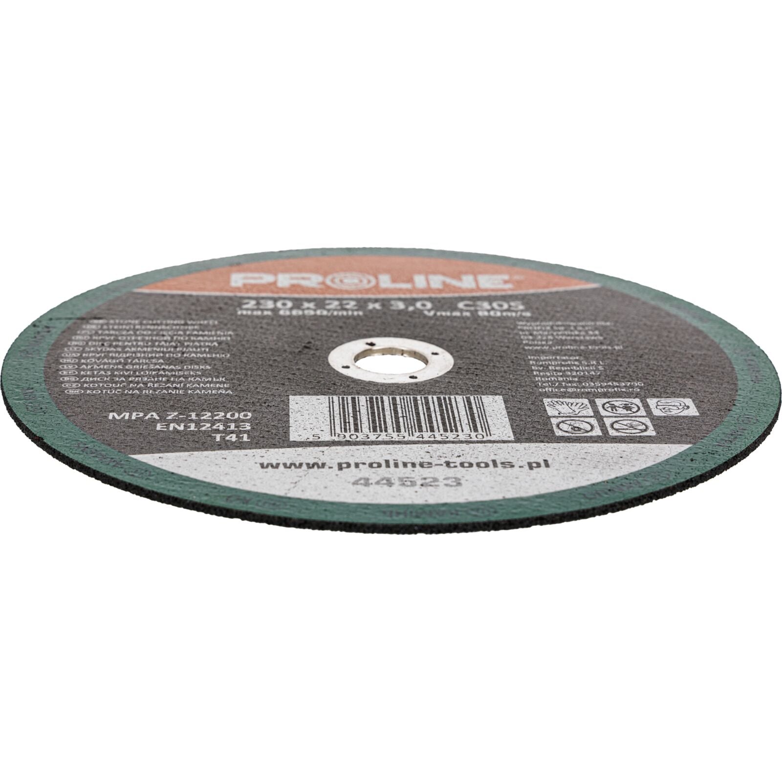 Cutting Disc For Stone 230 X 3.0 X 22c30s Proline