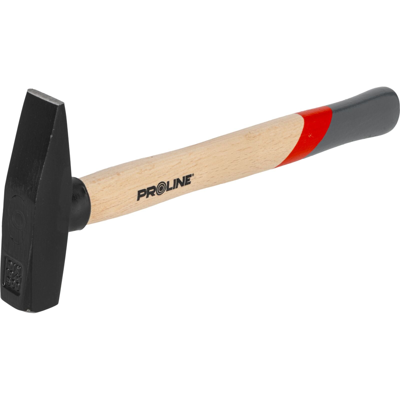 Schlosserhammer 500 g, Griff aus Buchenholz, lackierte Schutzoberfläche, GS-geprüft, Proline