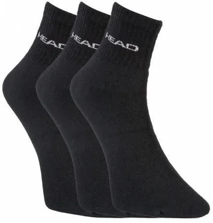 Head Short Crew 3p Socken Unisex Schwarz 35-38
