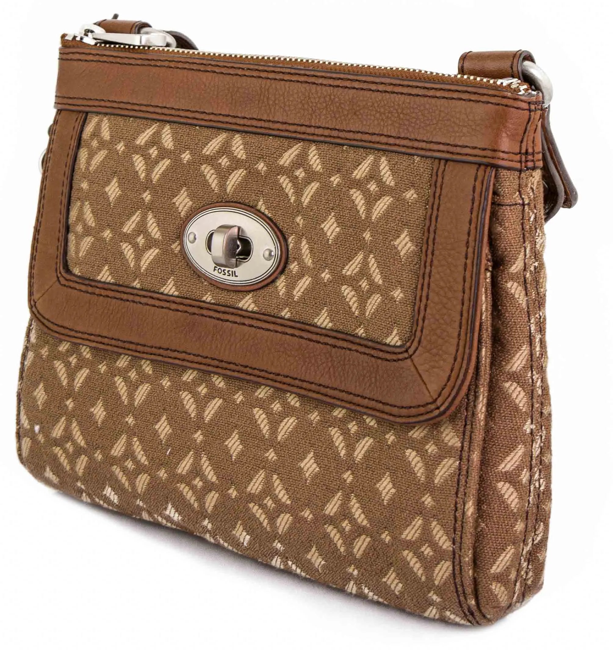 Mála láimhe na mban iontaise wmns mála ghualainn marlow síniú barr zip donn