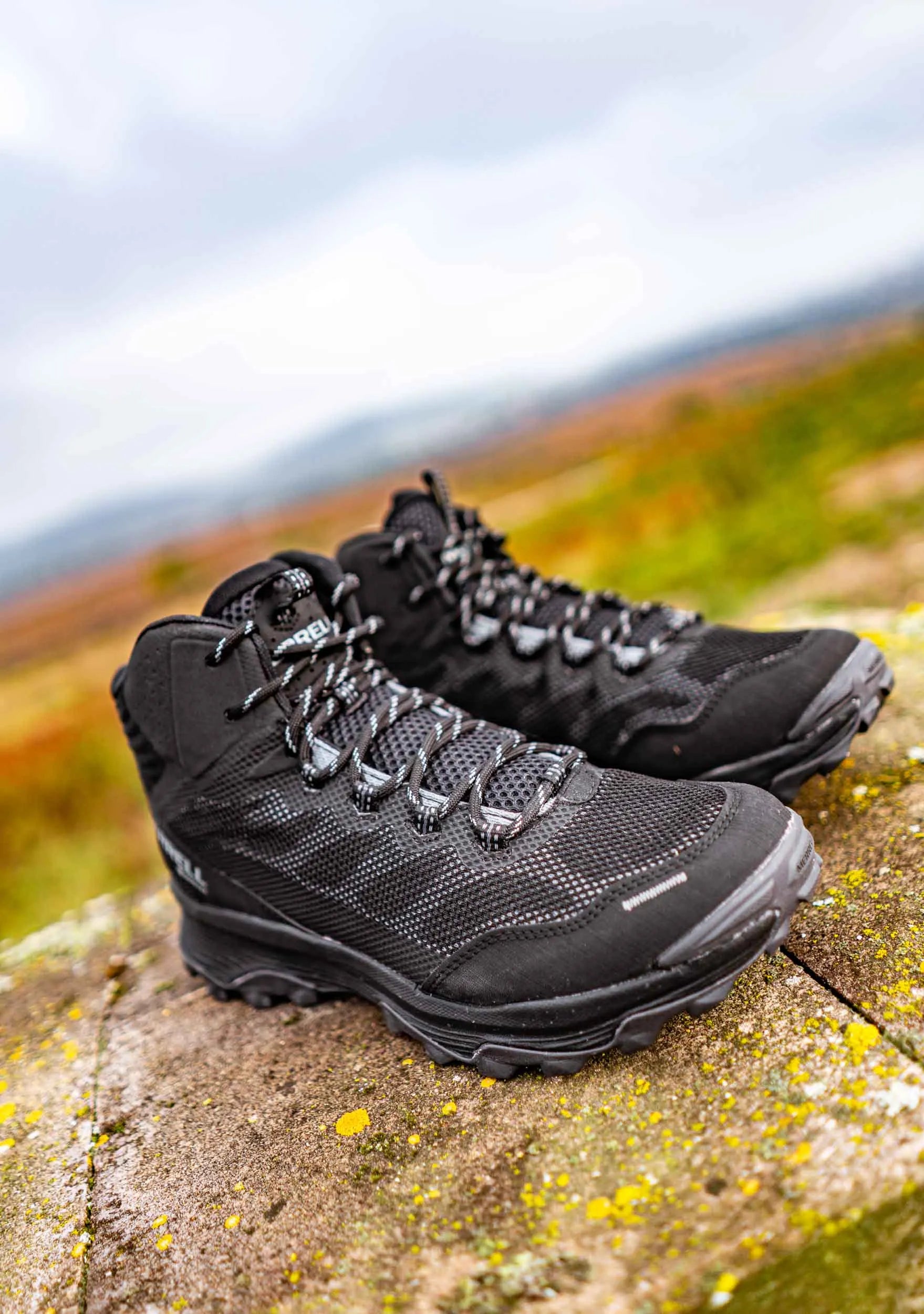 Merrell Speed strike Mid Gtx Zwart Outdoorschoenen Dames Zwart