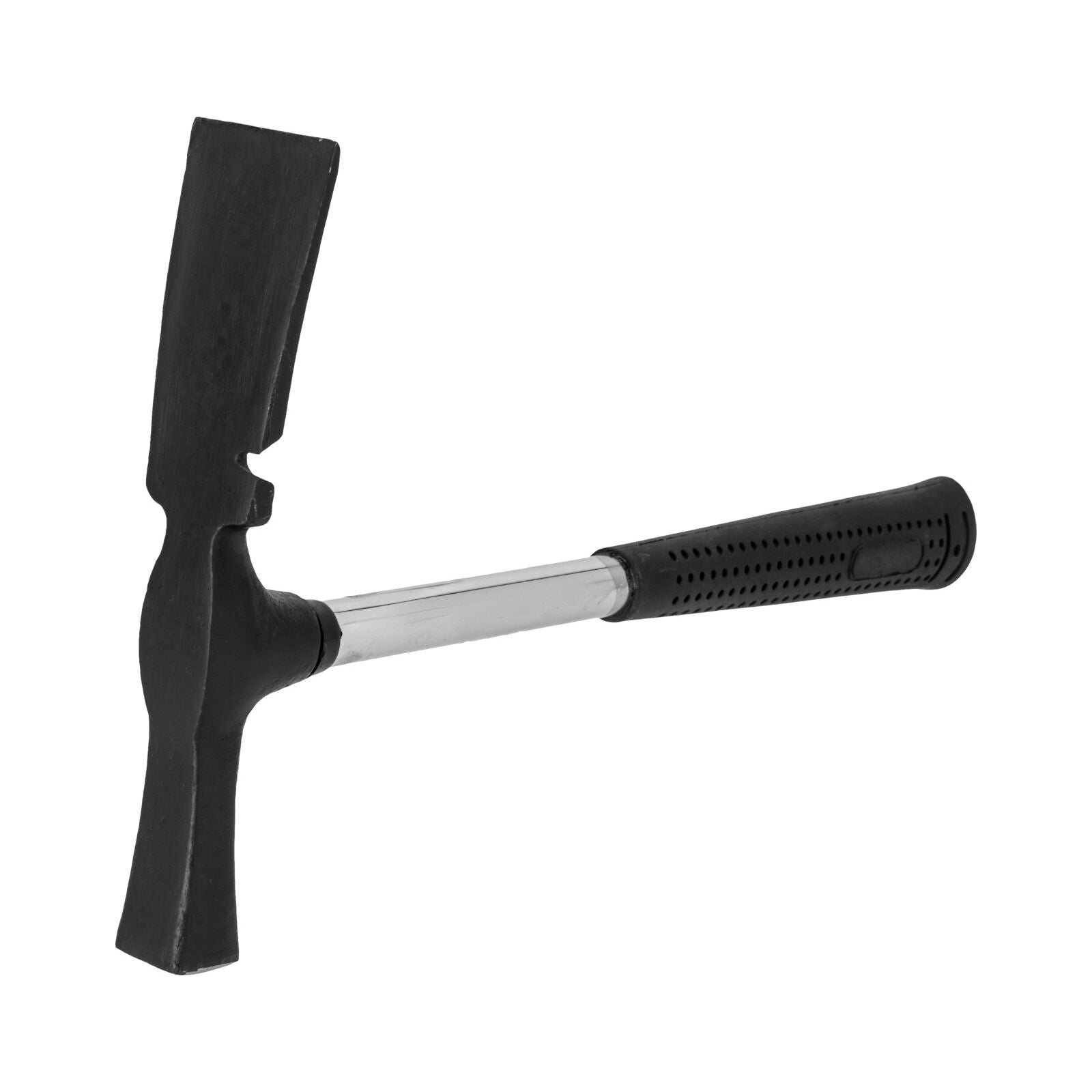 Masonry Hammer Cineál B Berlinski Le Láimhseáil Miotail Le Muinchille Blacrubber. Drop Forged Gs Ceadaithe. Ceann 600g Críochnaithe Matt Dubh. Láimhseáil Chrome Plated
