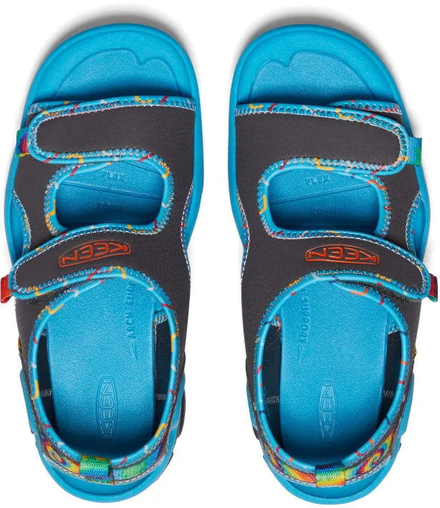 Keen Jr Knotch Creek Ot Magnet-tie Dye Kids Sandals Blue