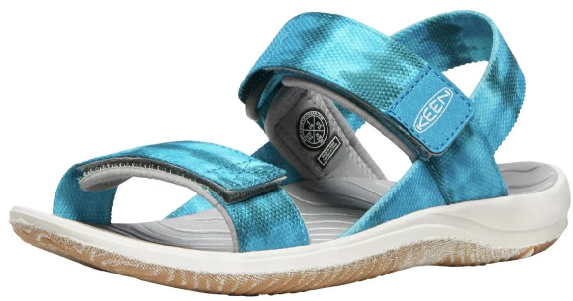 Keen Jr Elle Backstrap Sea Mosse-fjord Blue Kids Sandals
