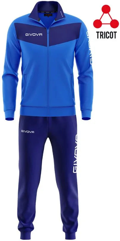 Športový set Givova Visa Triacetato Blue/blue 2xl