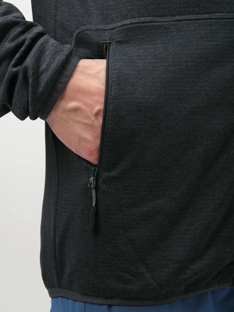 Мъжки технически суичър Loap Moher Dark Grey Grey