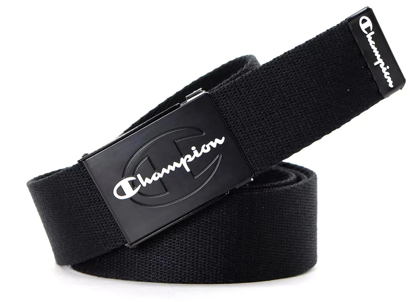 Champion Unisex Script Webbælte Sort/hvid