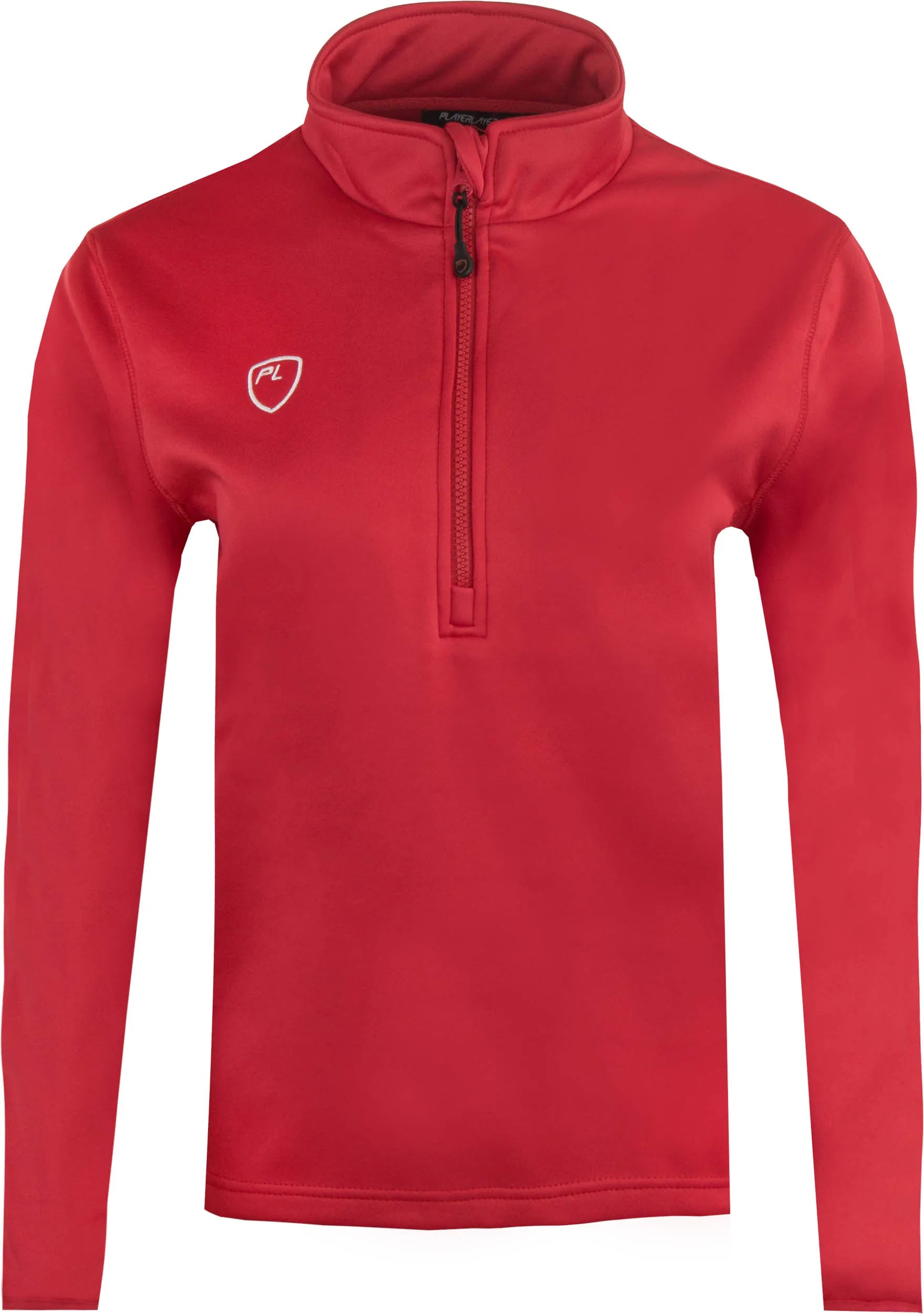 Bluza dziecięca Playerlayer Quarter Zip czerwona 110-116
