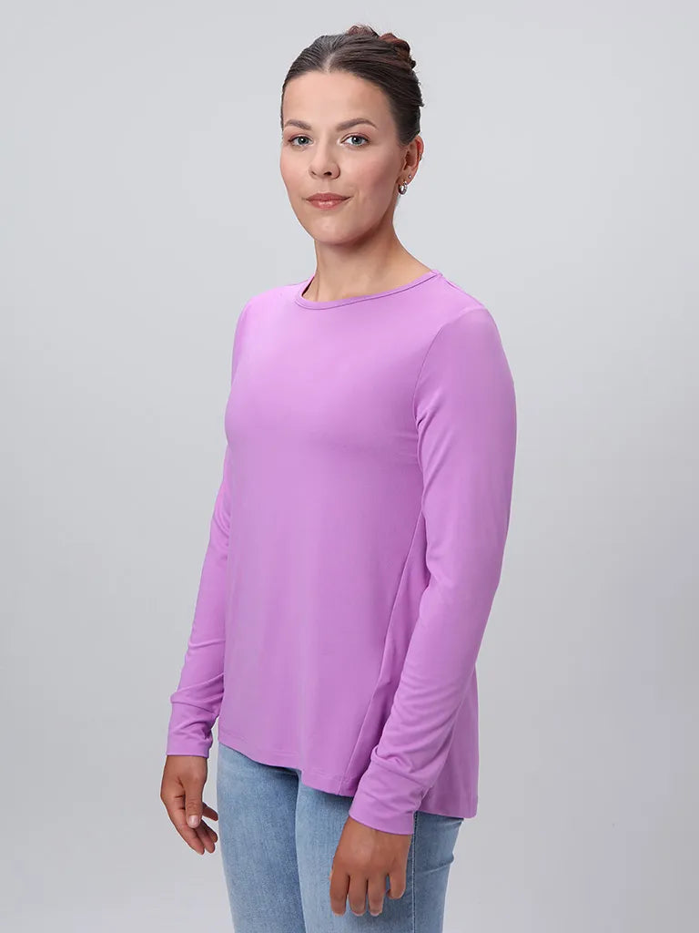 T-shirt damski Loap Byrcela fioletowy 2xl