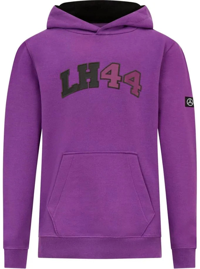 Felpa per bambini Mercedes Jr Mapf1 Fw Lewis Hamilton Hoody Viola
