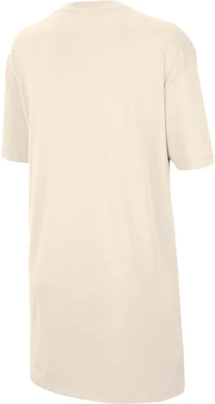 T-shirt/robe femme nike essential dress coco milk beige xs