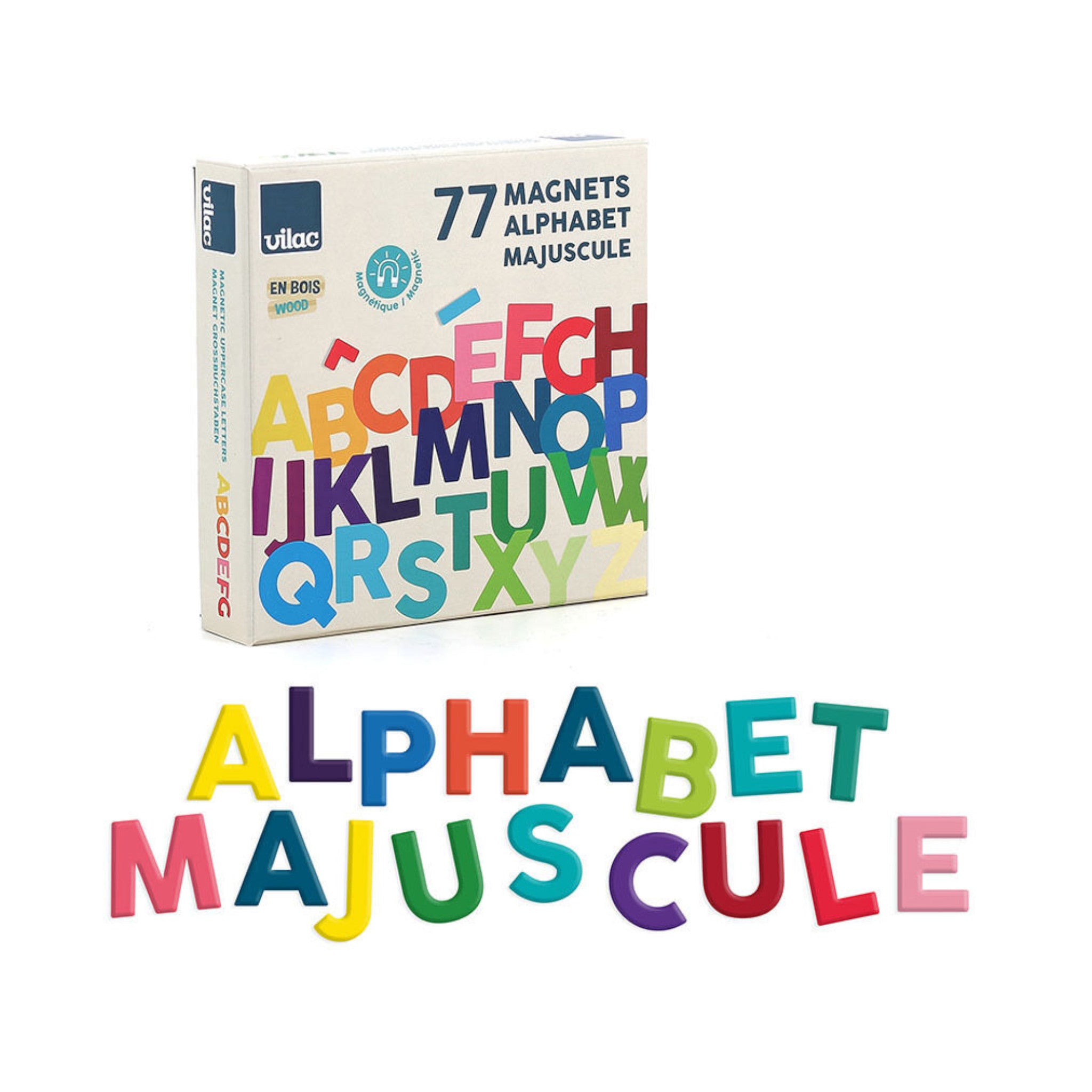 Vilac Wooden Magnetic Alphabet