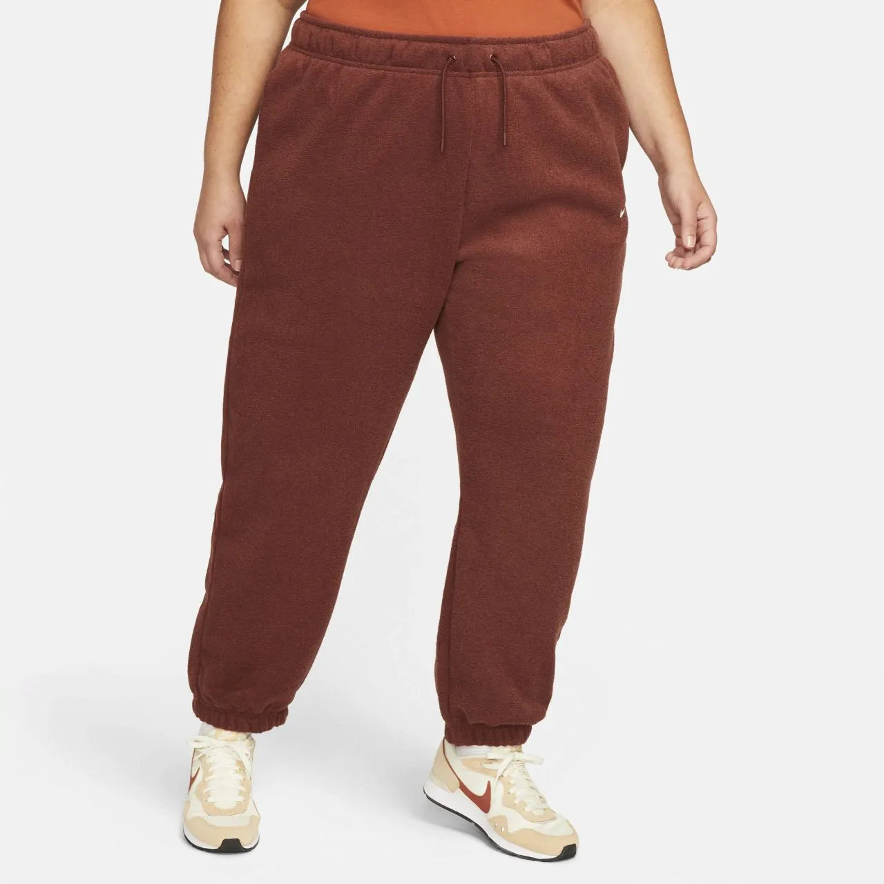 Pantalon Nike Sports Essential pour Femme Rouge (grande taille) Marron 2x