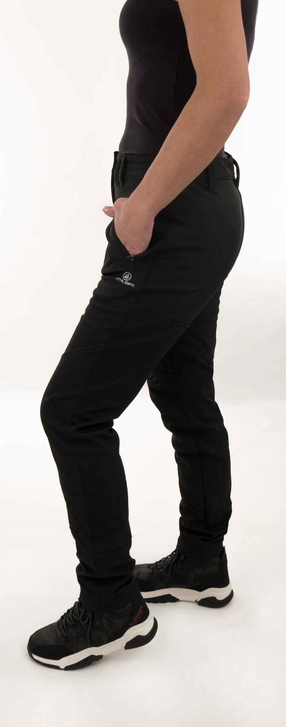 Pantaloni softshell dama athl. dpt miura negru 48