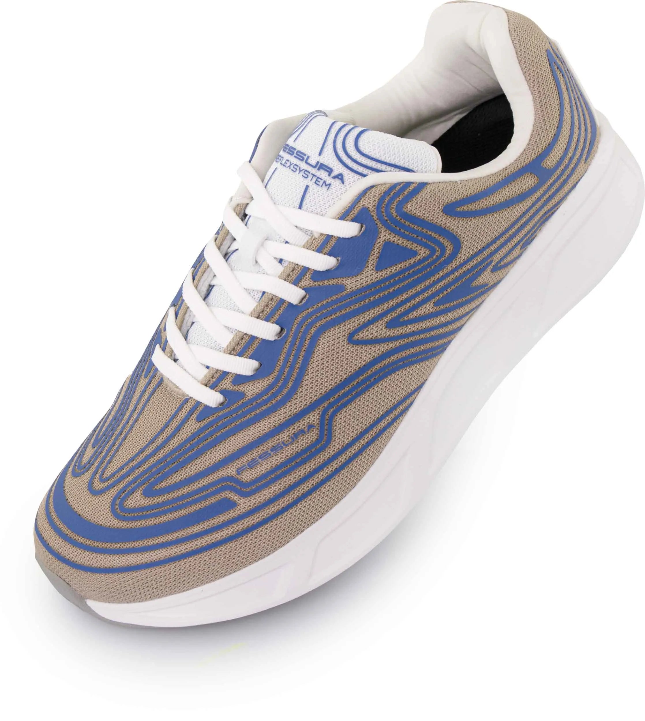 Calçado Unissex Fessura Wmns Runflex 01 Canvas Land/ink White/smoke Grey