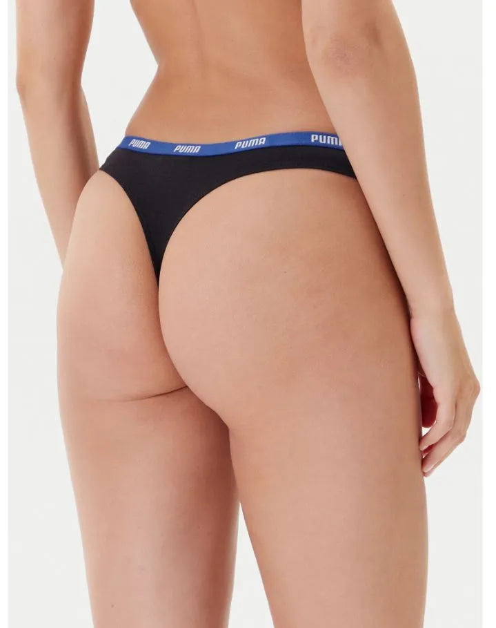 Women's Panties Puma String 3p Pink-orchid-blue Mix
